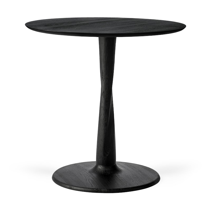 Torsion Bord Ø70x69 Cm cm, Svart Ek