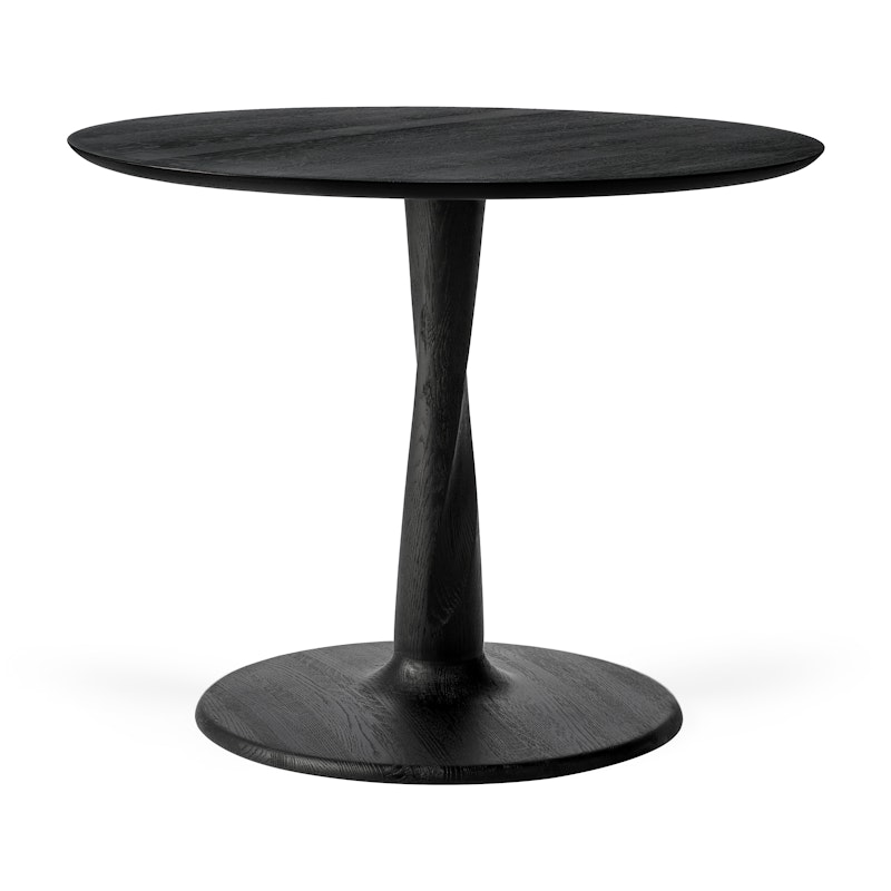 Torsion Bord Ø90x69 cm, Svart Ek