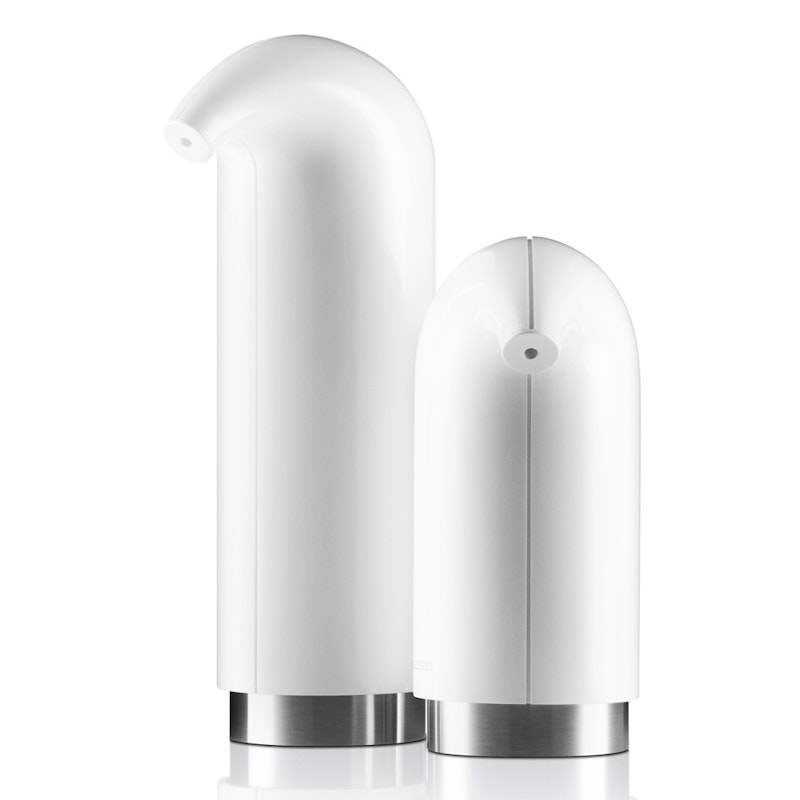 Set med tvål- och lotionpump, Vit