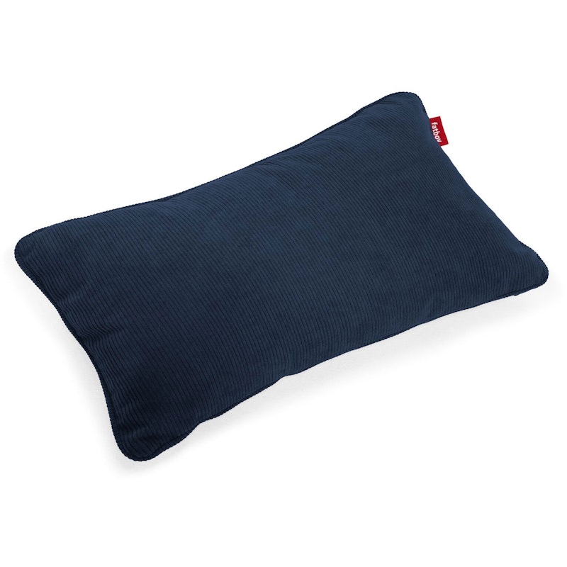 Recycled King Cord Kudde, Deep Blue