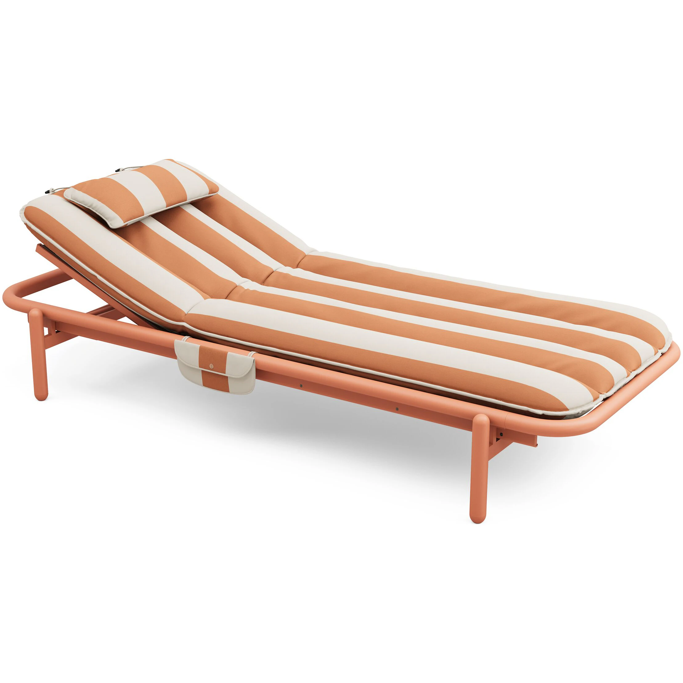Fatboy Sunbun Dagb&auml;dd Outdoor Terracotta / Stripe Orange - Solstolar & Sols&auml;ngar Aluminium Orange - 107619
