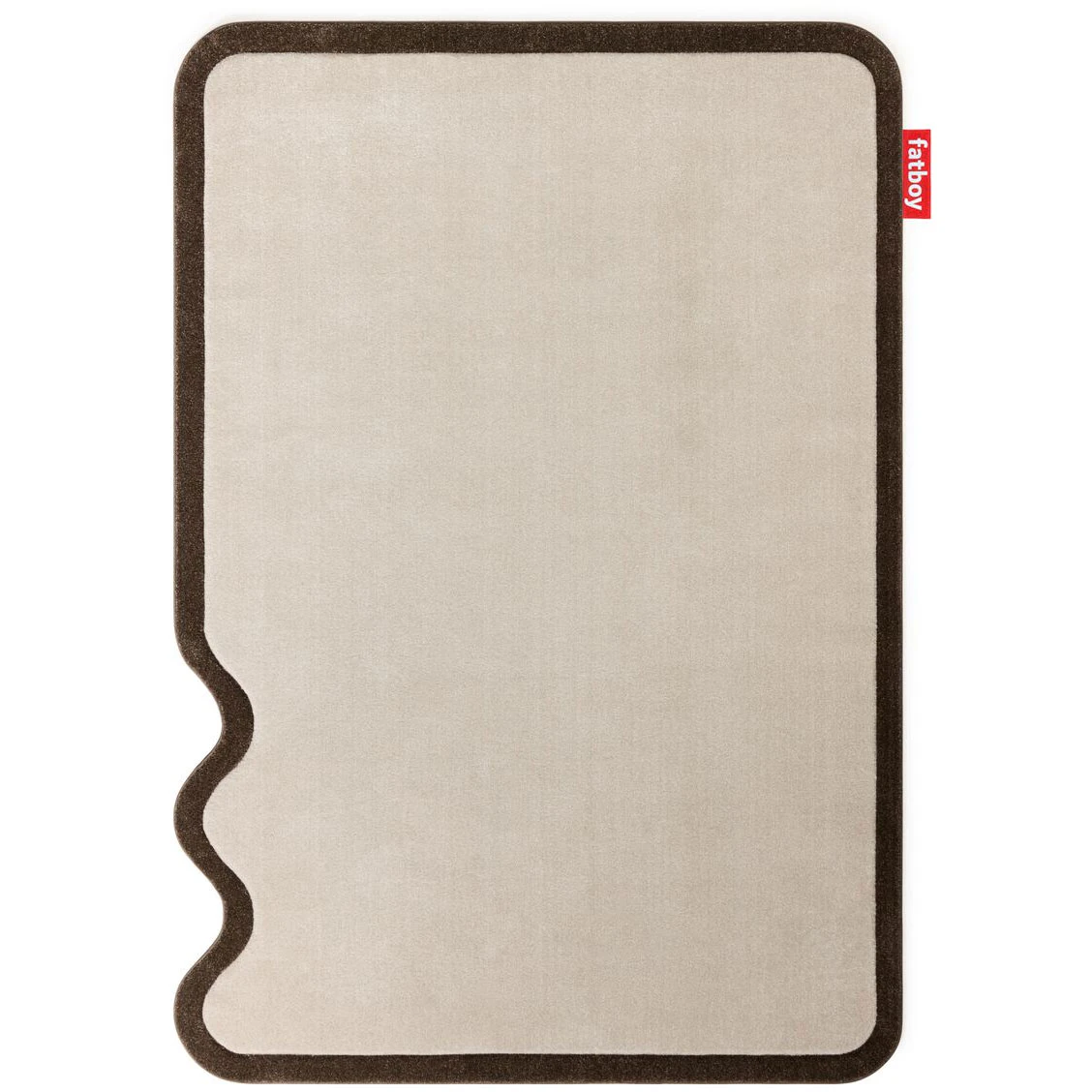 Fatboy Grand Not Straight Matta Creme / Brun - Plastmattor Polypropen Brun - 107424