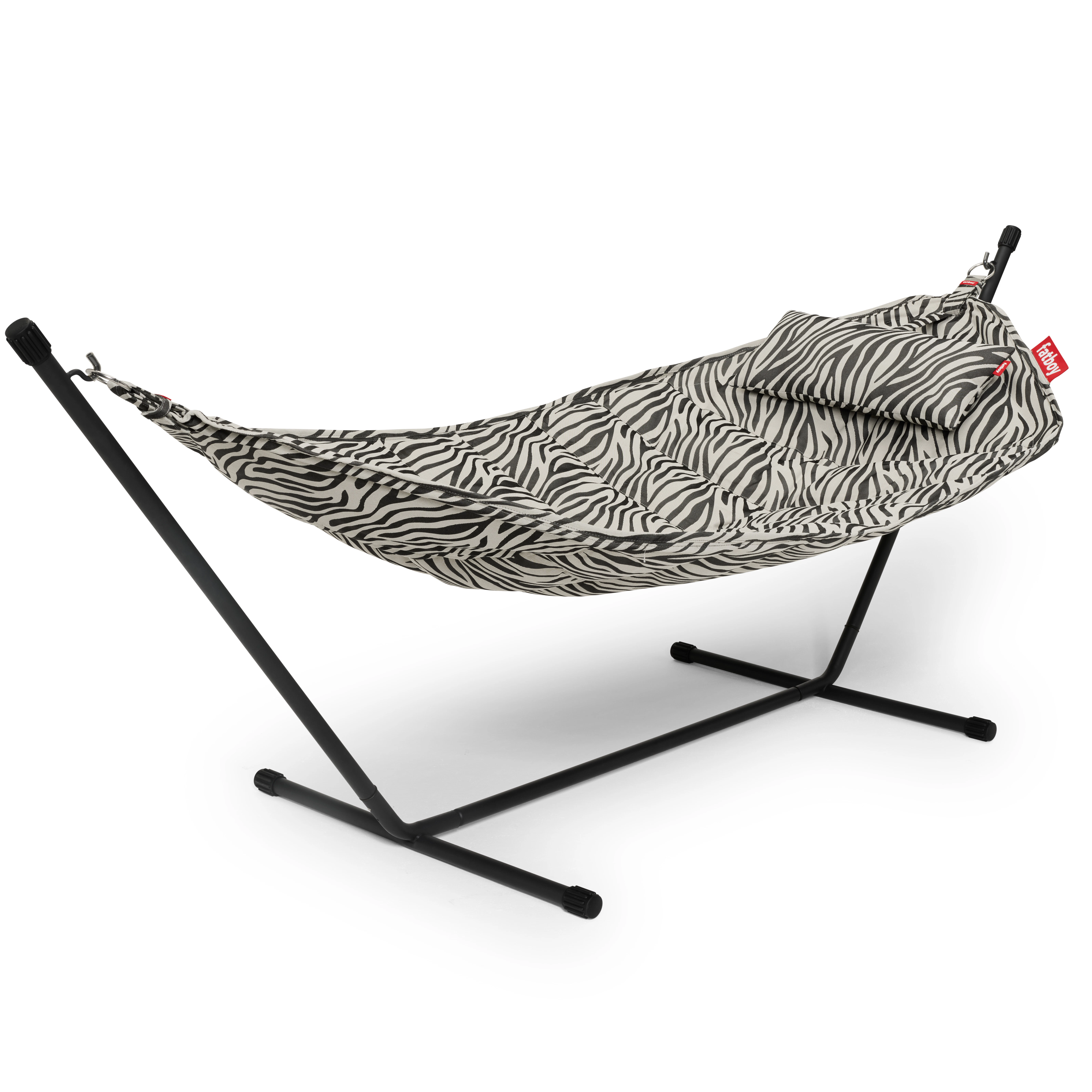 Fatboy Headdemock Superb H&auml;ngmatta + Kudde Zebra Creme / Black - H&auml;ngmattor Olefin Zebra - 107489