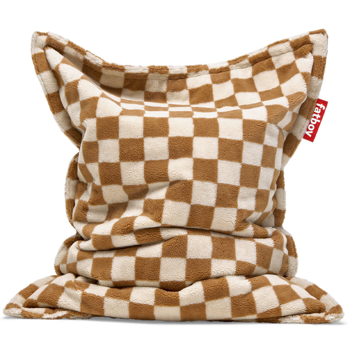 Fatboy Original Slim Teddy Chess Sitts&auml;ck Almond Creme - Sitts&auml;ckar & Sittpuffar Polyester Creme - 106705