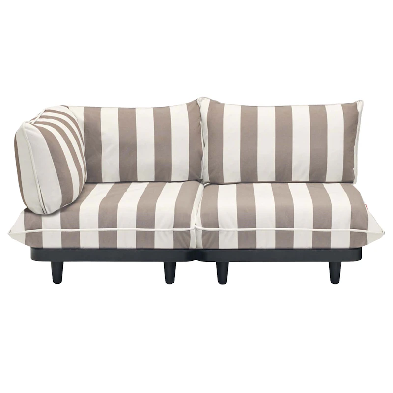 Paletti Modulsoffa 2-Sits, Stripe Cacao (Left)