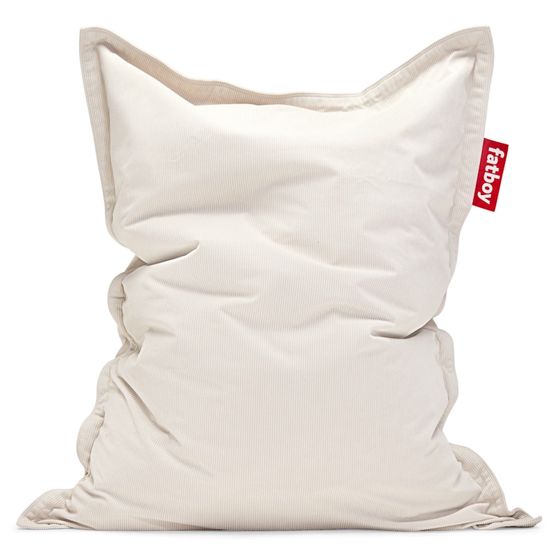 Recycled Original Slim Cord Sittsäck, Cream