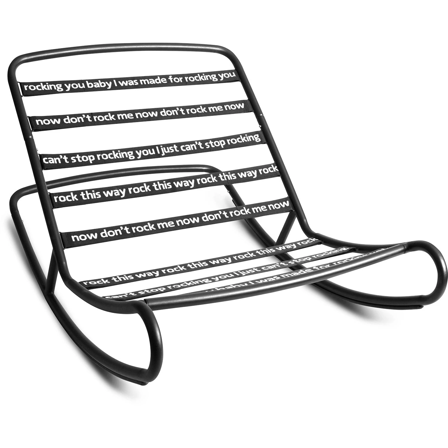 Fatboy Rock n Roll Gungstol Svart - Gungstolar Metall Svart - 103161