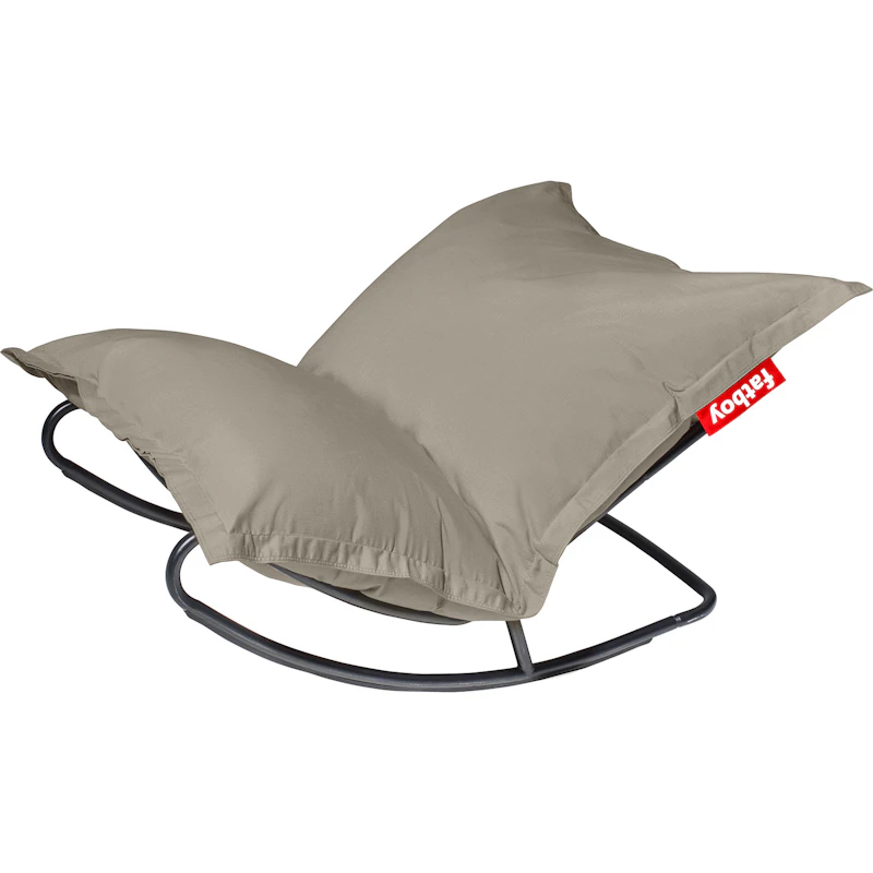 Rock'N Roll Gungstol Med Sittsäck, Grey Taupe