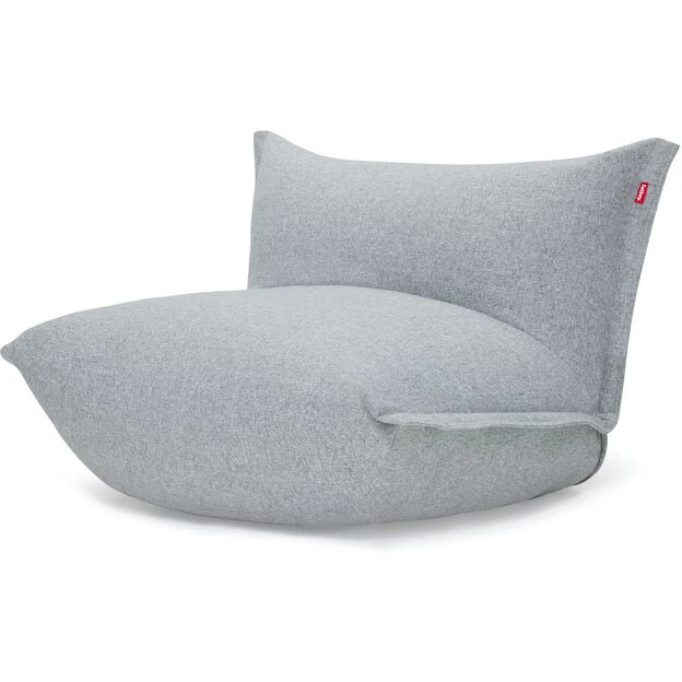 Fatboy The Bonbaron Slim Boucle Loungestol Gr&aring; - F&aring;t&ouml;ljer Boucl&eacute; Gr&aring; - 107474