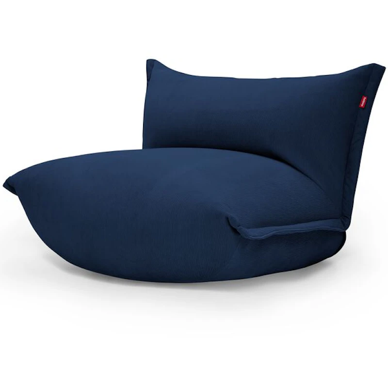 The BonBaron Slim Cord Recycled Loungestol, Deep Blue