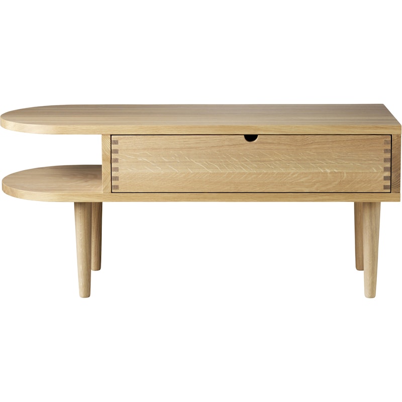 F24 Bänk 90 cm, Lackad Ek