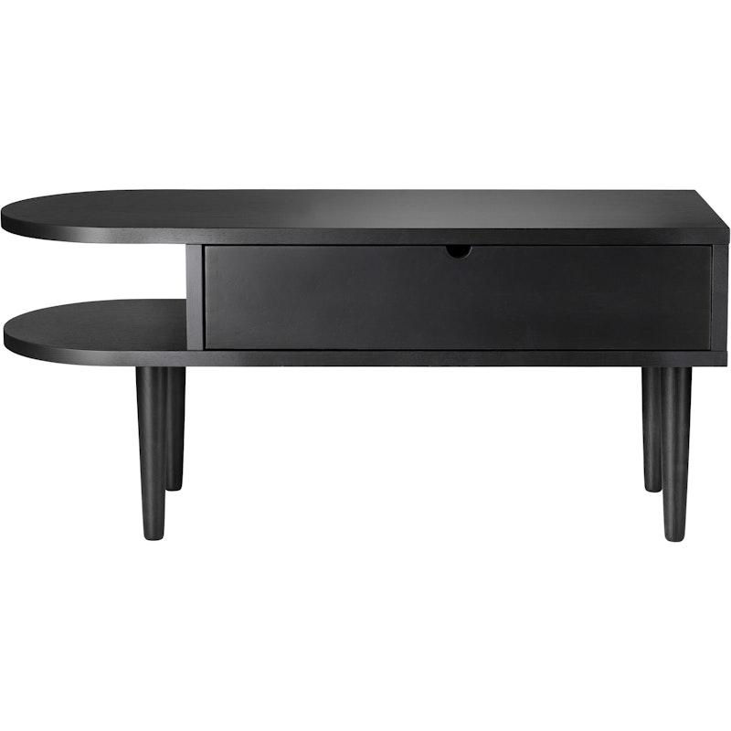F24 Bänk 90 cm, Svart Ek