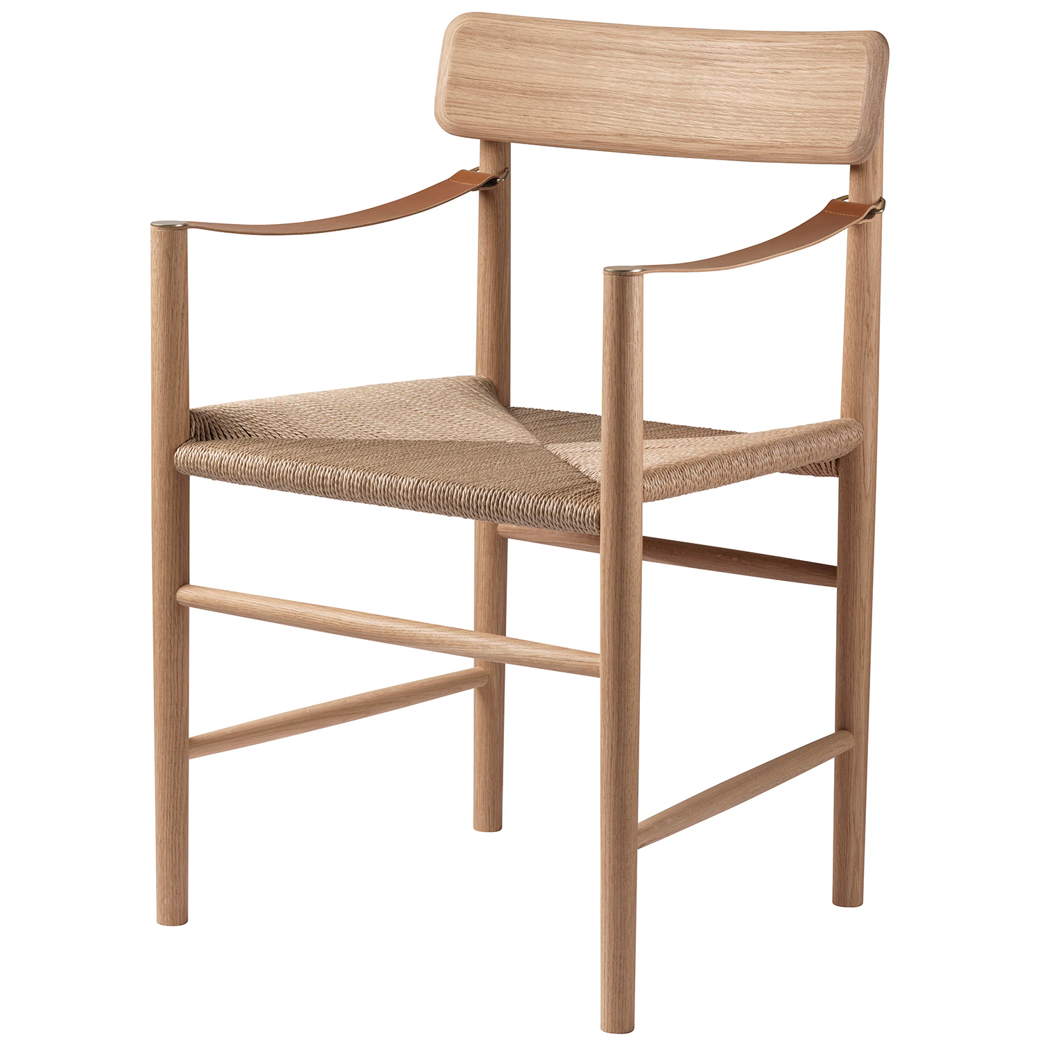 Fdb M&oslash;bler J186 Hesbjerg Karmstol / Papperssn&ouml;re - Stolar Ek - J1863010511