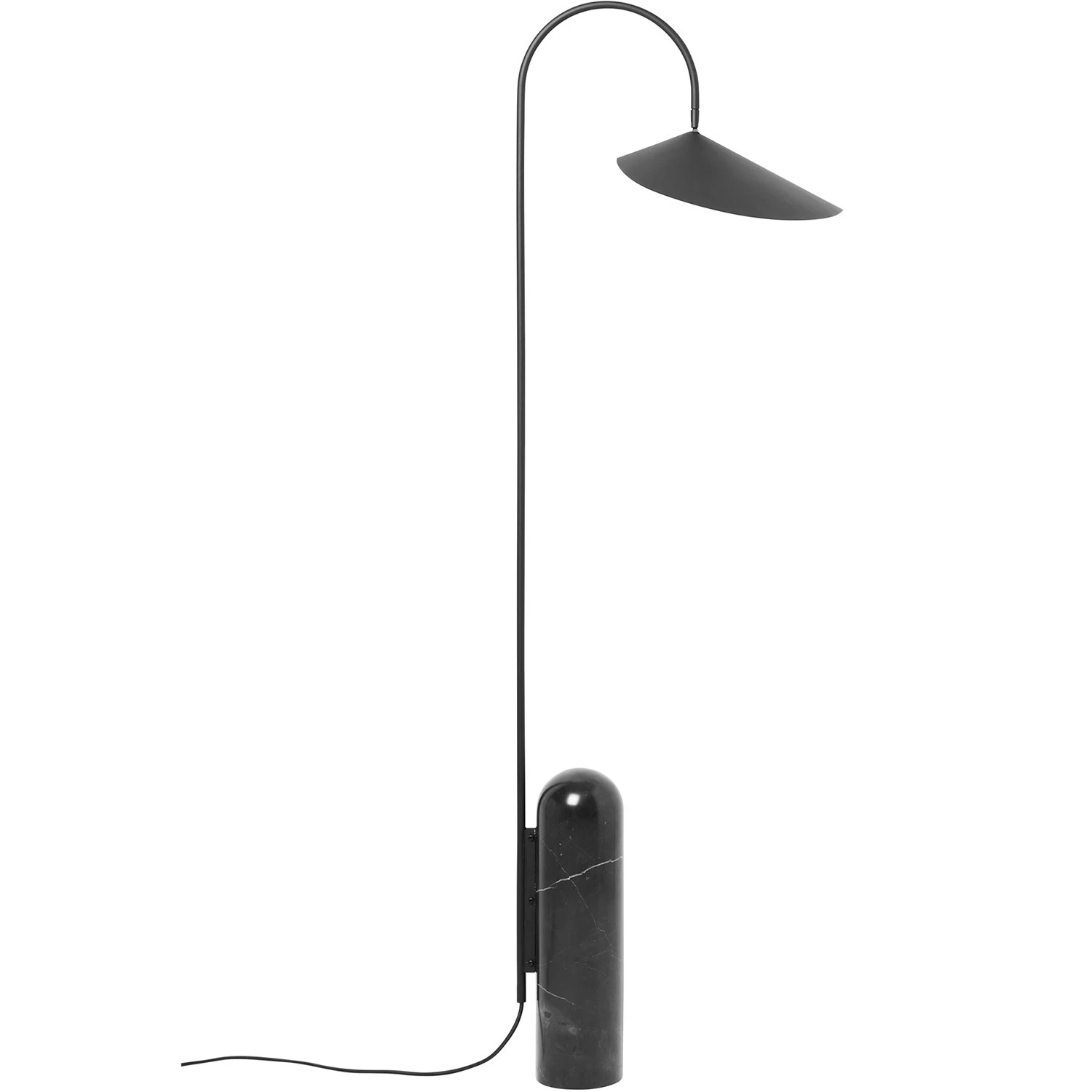 Ferm Living Arum Golvlampa Svart - Golvlampor J&auml;rn Svart - 100133101