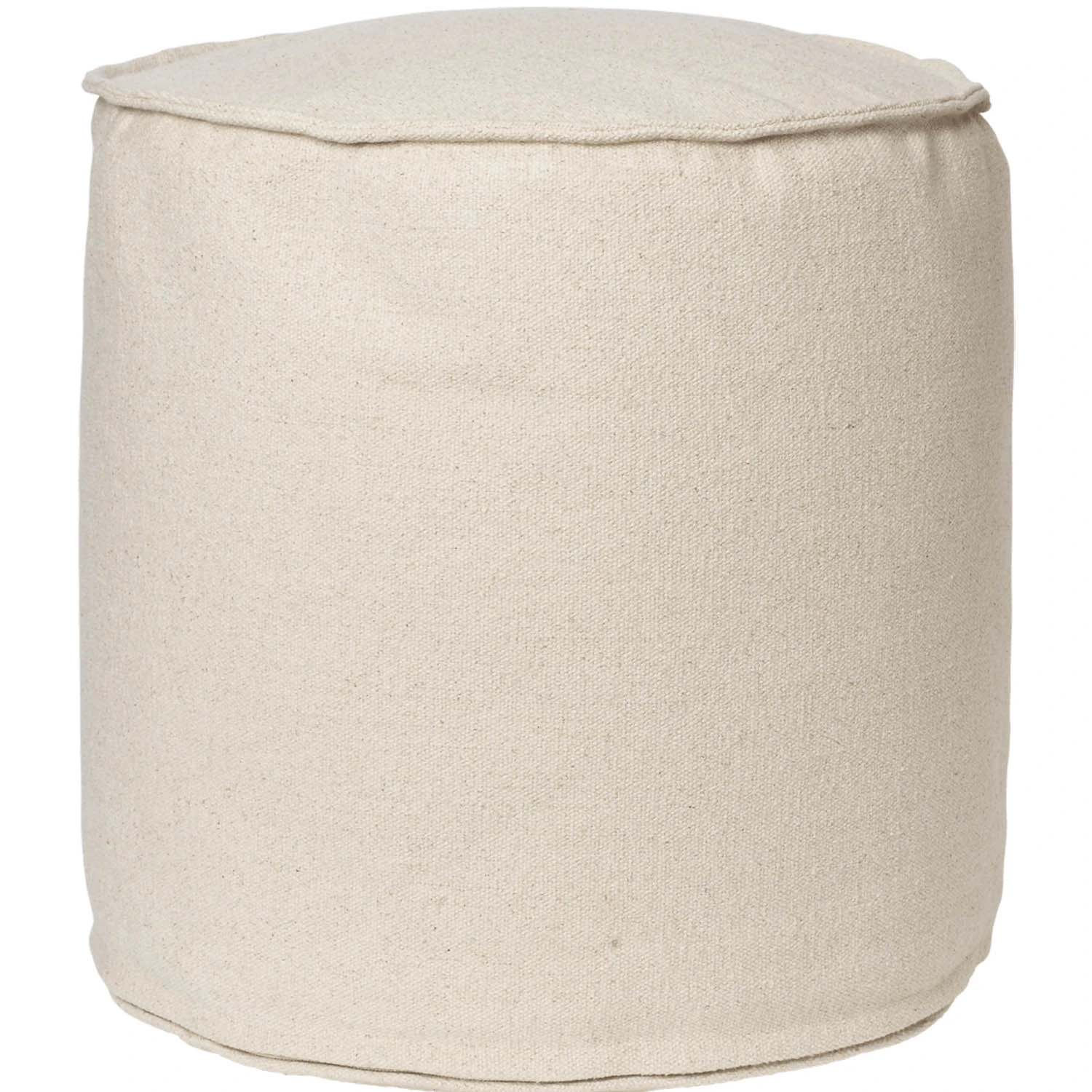 Ferm Living Aun Sittpuff &Oslash;40 Cm - Sitts&auml;ckar & Sittpuffar Ekologisk Bomull Off-White - 1104270866