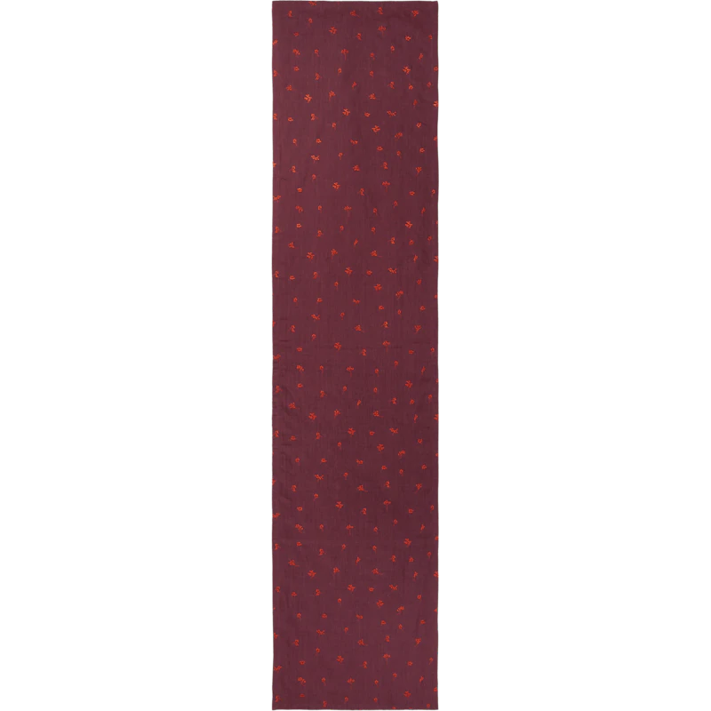 Baies Löpare 40x180 cm, Dark Grape / Picante