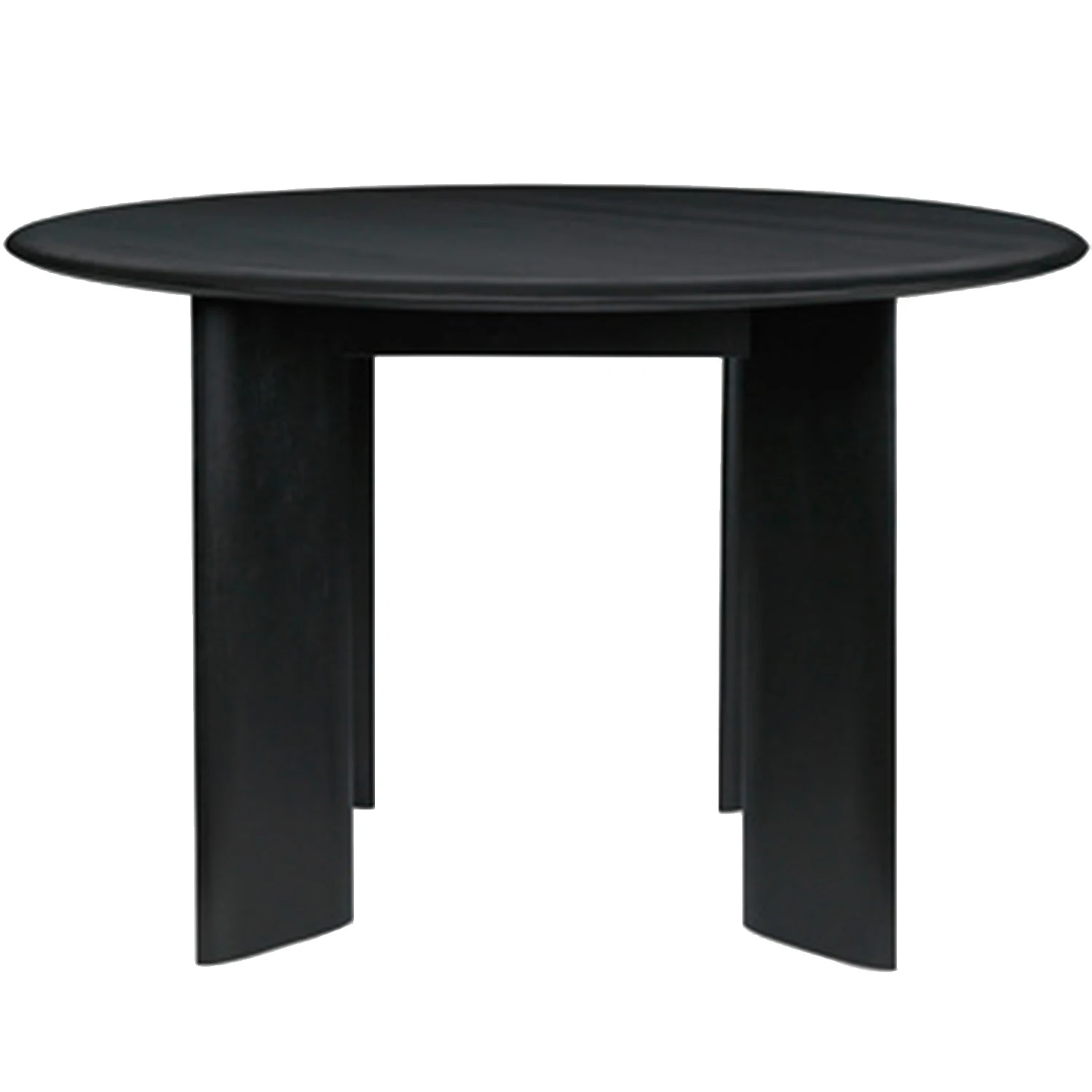 Ferm Living Bevel Bord &Oslash;117 Cm Svart - Matbord & Barbord Ek Svart - 1104268284