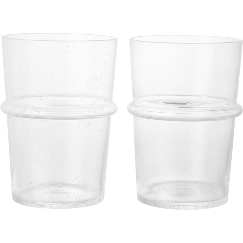 Boya Glas Hög 2-pack, Klar