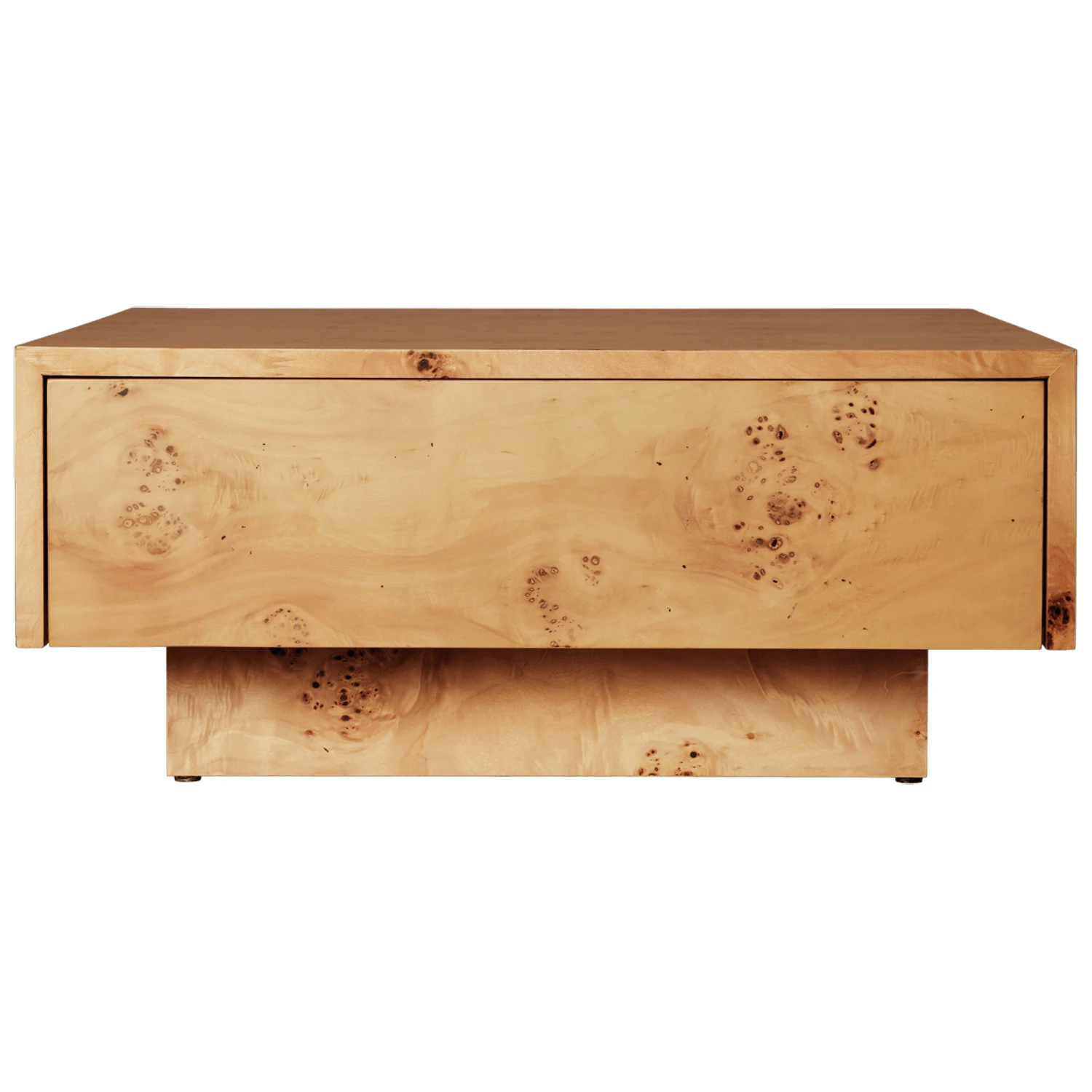 Ferm Living Burl Soffbord Med F&ouml;rvaring 70x70 Cm Naturligt Vriltr&auml; - Soffbord Burlfan&eacute;r Natural - 1104272410