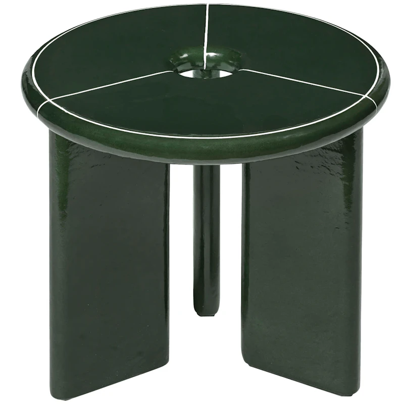 Deya Sidobord Ø47, Mörkgrön