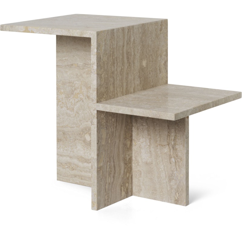 Distinct Sidobord, Travertine