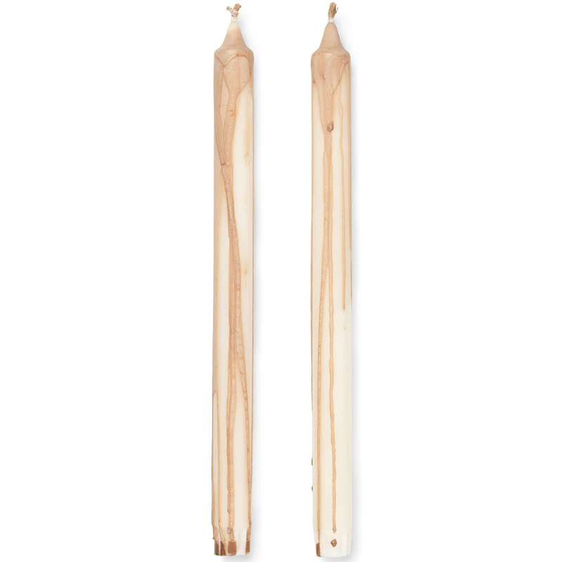 Dryp Ljus 30 cm 2-pack, Beige