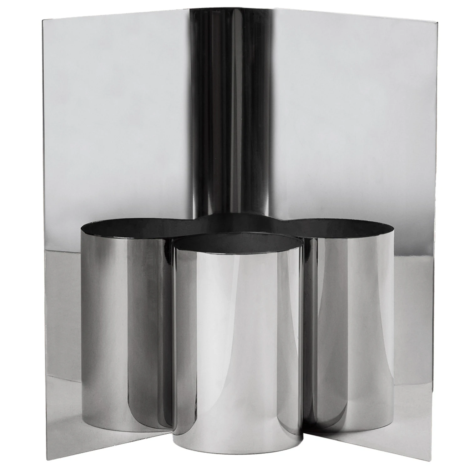 Ferm Living Eddy Vas - Vaser Rostfritt St&aring;l Krom - 1104271124