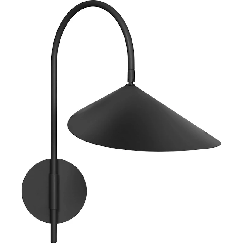 Arum Swivel Vägglampa, Svart
