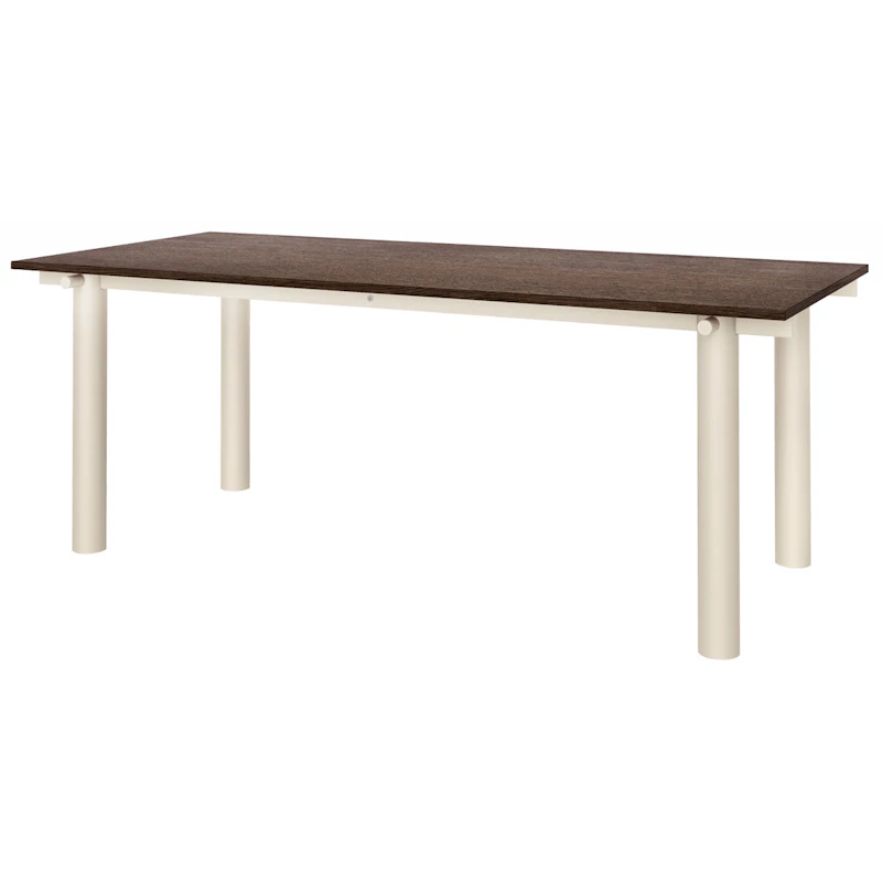 Atura Matbord 90x200 cm, Ljus Kashmir / Mörkbetsad Ek