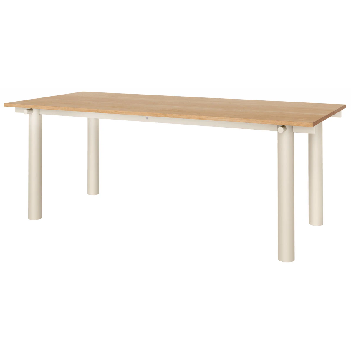 Ferm Living Atura Matbord 90x200 Cm Ljus Kashmir / Ekfan&eacute;r - Matbord & Barbord St&aring;l Ek - 1104273614