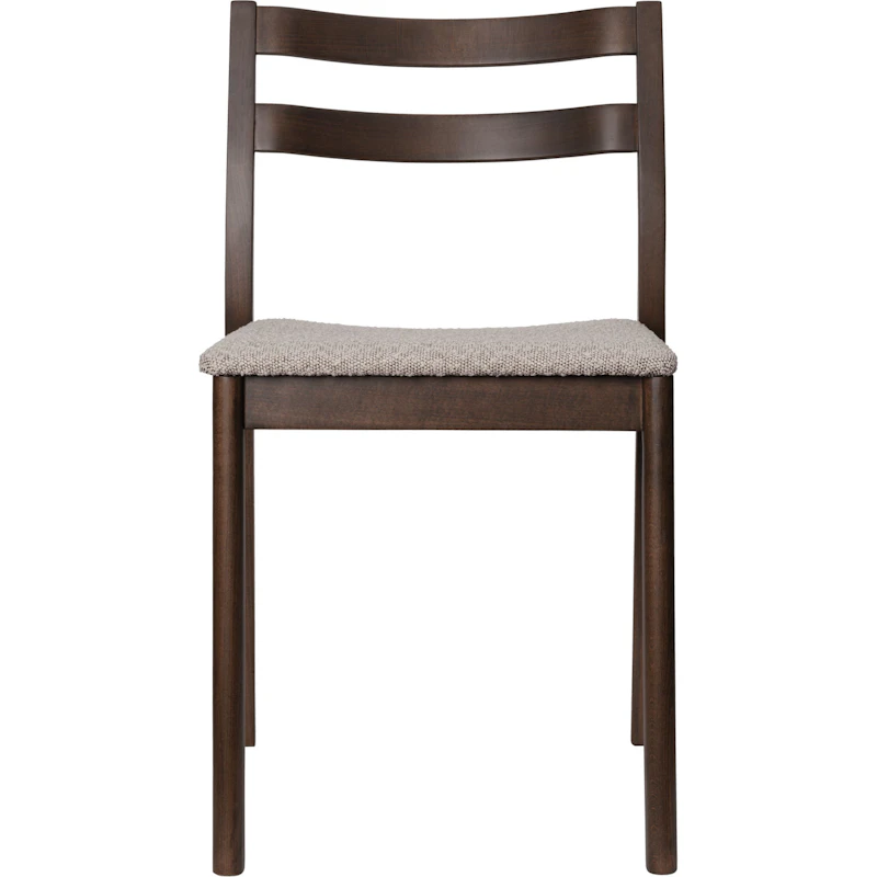 Boda Matstol Rugged Bouclé, Mörkbetsad Bok / Natural