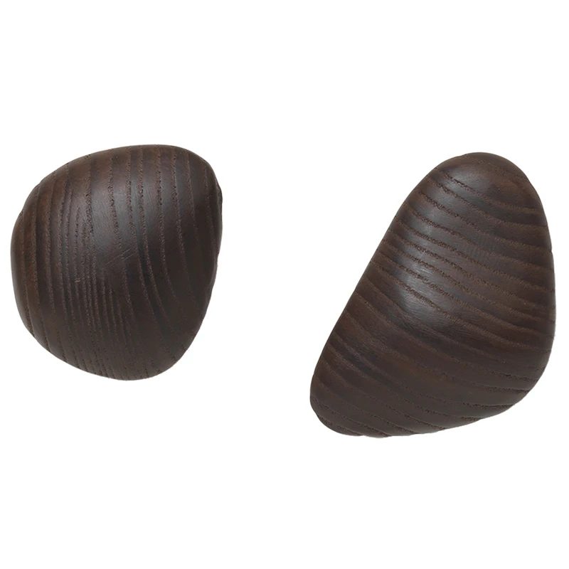 Ferm Living Cairn Hooks Set of 2 Dark Brown