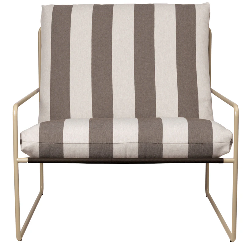 Desert Kuddfodral Striped, Chocolate