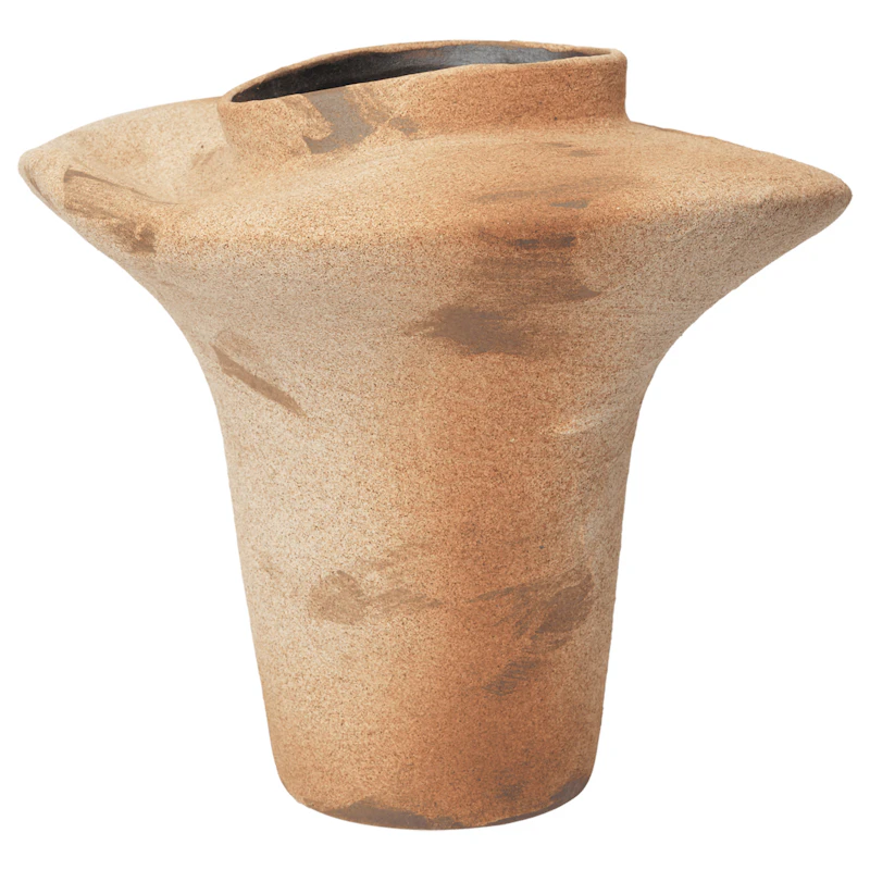 Evio Vas H35 cm, Burnt Umber