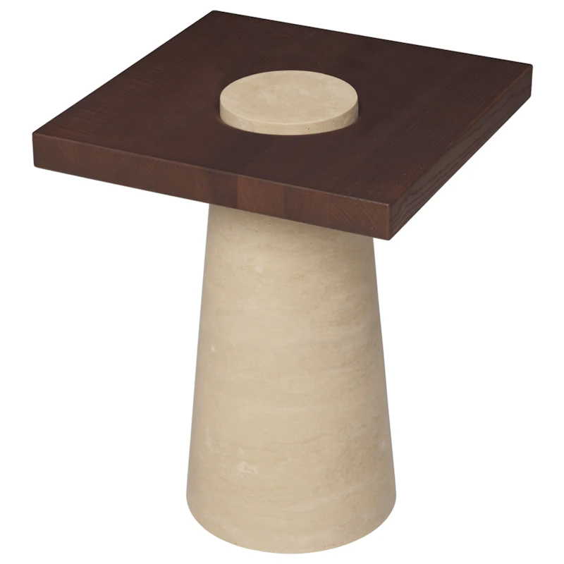 Grova Travertin Piedestal 50 cm