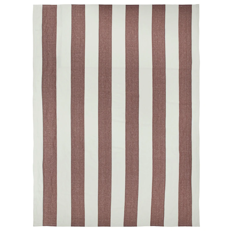 Hale Bordsduk 150x240 cm, Lime / Kastanj