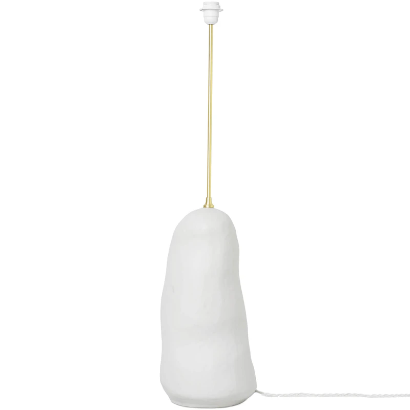 Ferm Living Hebe Gulvlampe Stor Hvid med Hvid Skærm
