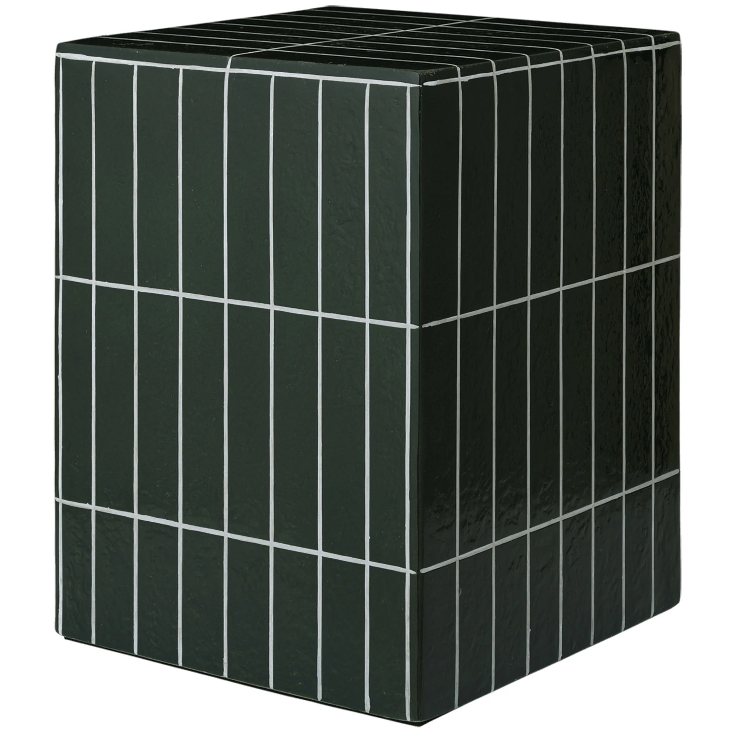 Ferm Living Pillar Sidobord 32x42 Cm M&ouml;rkgr&ouml;n - Sk&auml;nkar & sideboards Betong M&ouml;rkgr&ouml;n - 1104272633