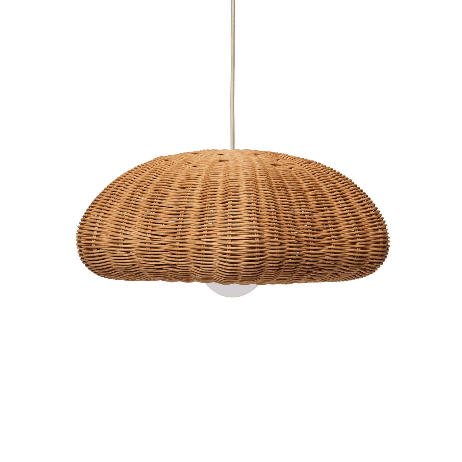 Ferm Living Rivan Lampskärm Ø45 Cm - Lampskärmar Järn Natural - 1104273174