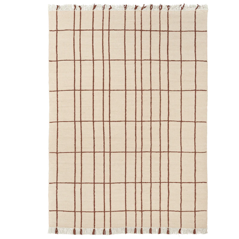 Sen Matta 140x200 cm, Kastanj