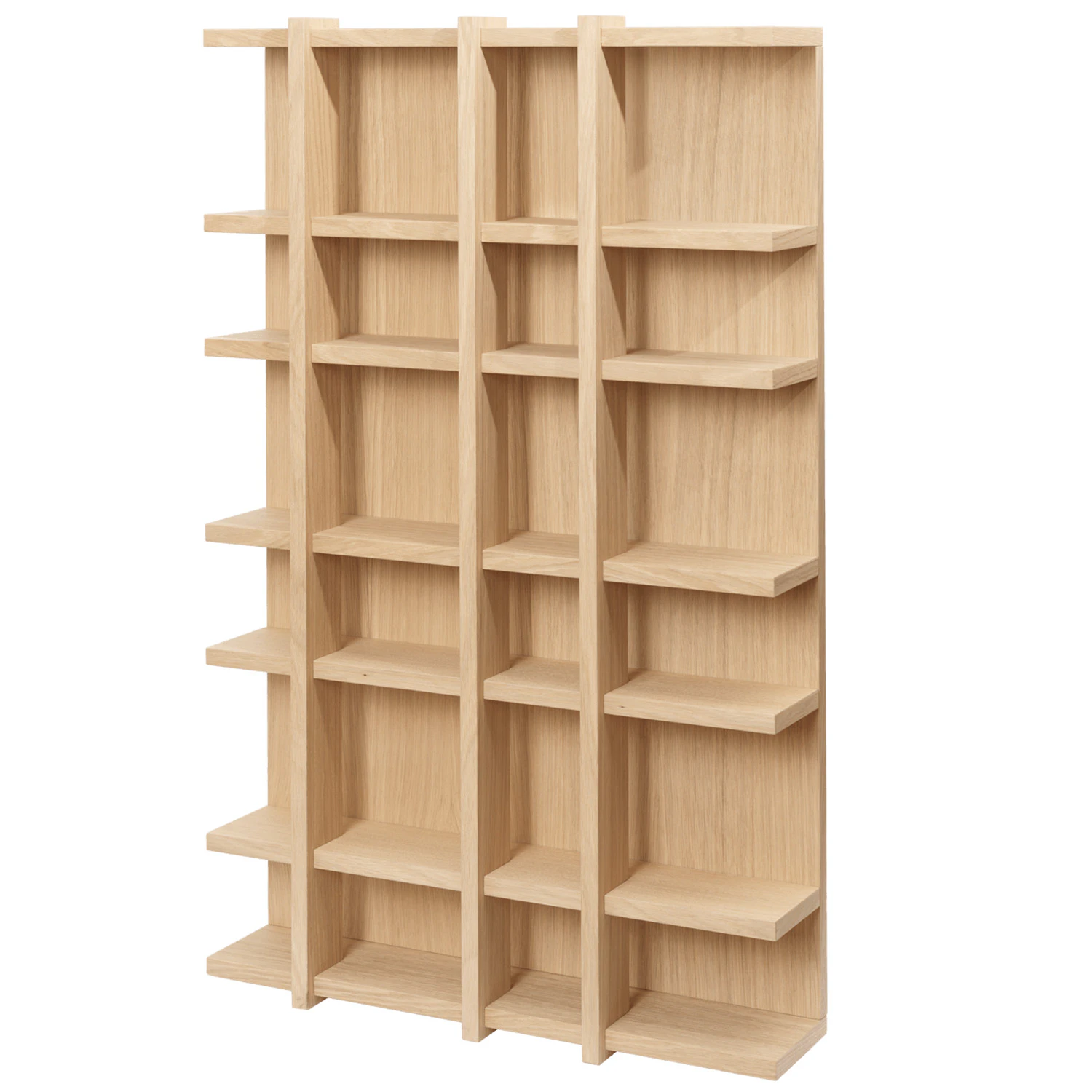Ferm Living Tilem V&auml;gghylla 4x6 Ek - V&auml;gghyllor Mdf Ek - 1104272895