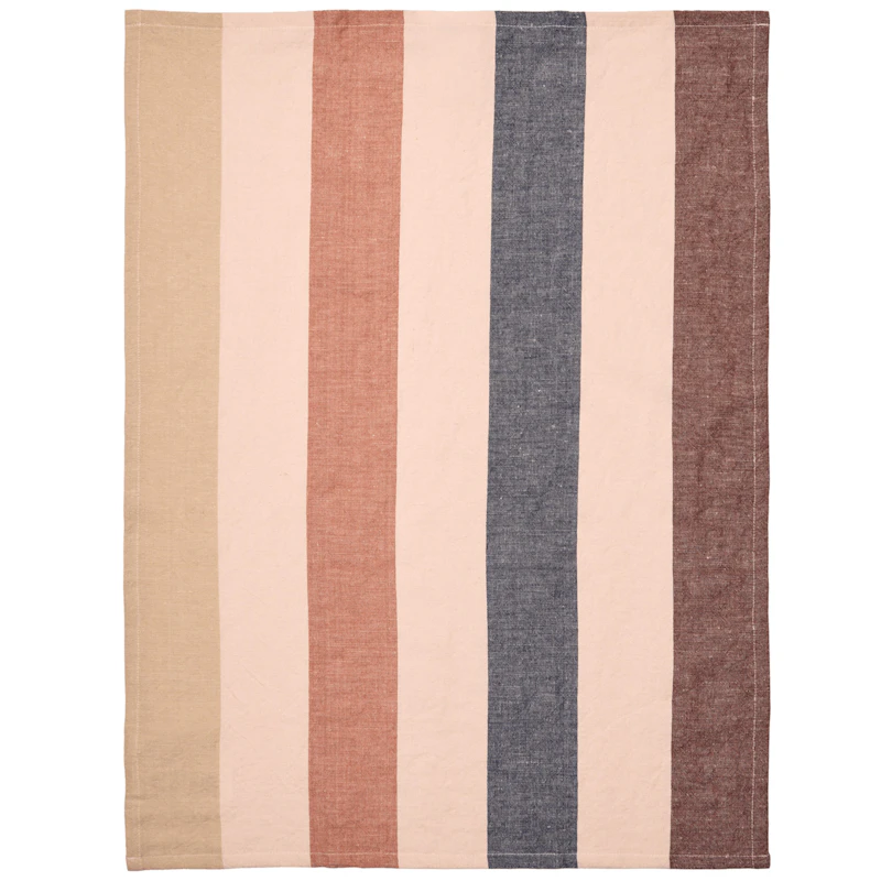 Hale Kökshandduk 50x70 cm, Mocca/Indigoblå