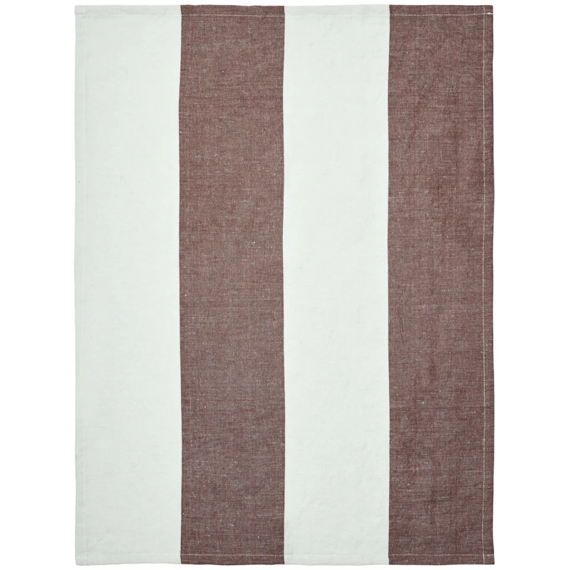 Hale Kökshandduk 50x70 cm, Frosted Lime/Kastanj