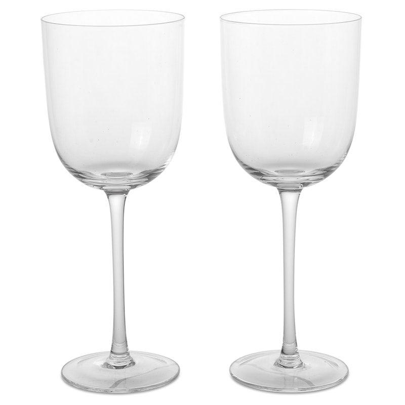 Host Vitvinsglas 2-pack, Klar