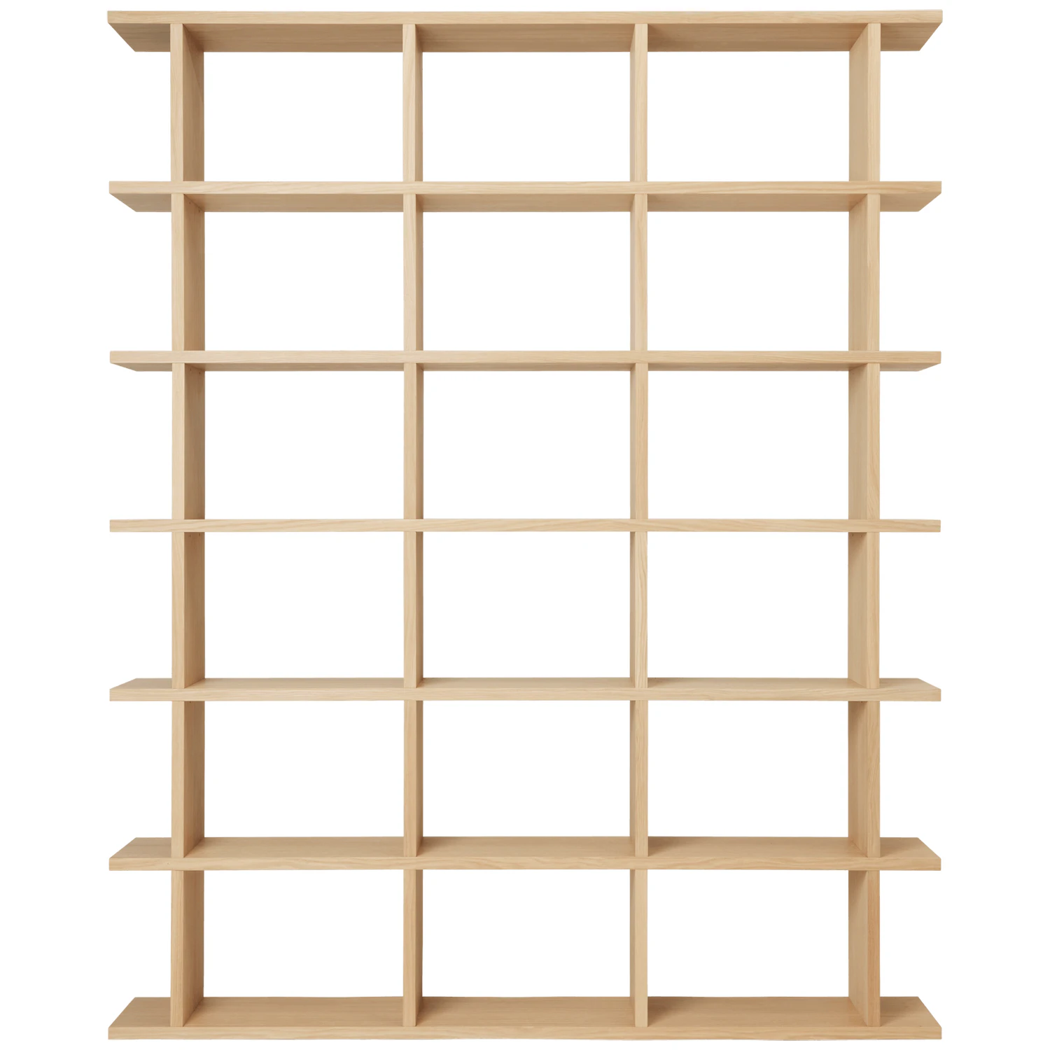 Ferm Living Kona Bokhylla Naturlig Ek - Bokhyllor Ekfan&eacute;r Natural - 1104272381