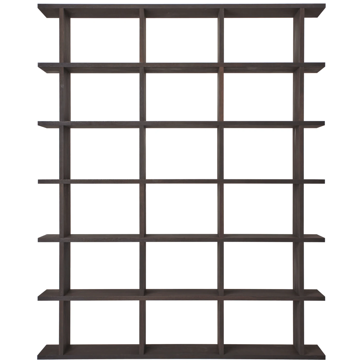 Ferm Living Kona Bokhylla M&ouml;rkbetsad Ek - Bokhyllor Ekfan&eacute;r M&ouml;rkbetsad - 1104272382