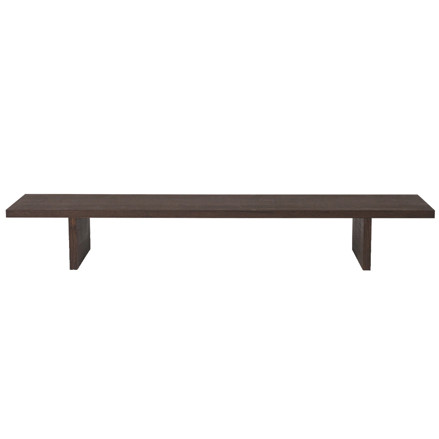 Ferm Living Kona Sidobord 34x138 Cm Dark Stained - Sidobord & Avlastningsbord Ekfan&eacute;r M&ouml;rkbetsad - 1104268684