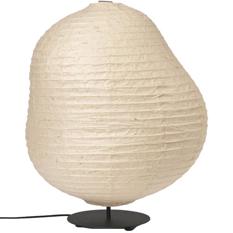 Kurbis Golvlampa Ø60 cm, Natural/Svart Low