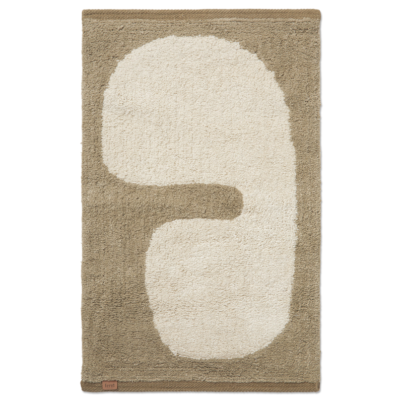 Lay Washable Matta 50x70 cm, Taupe/Off-white