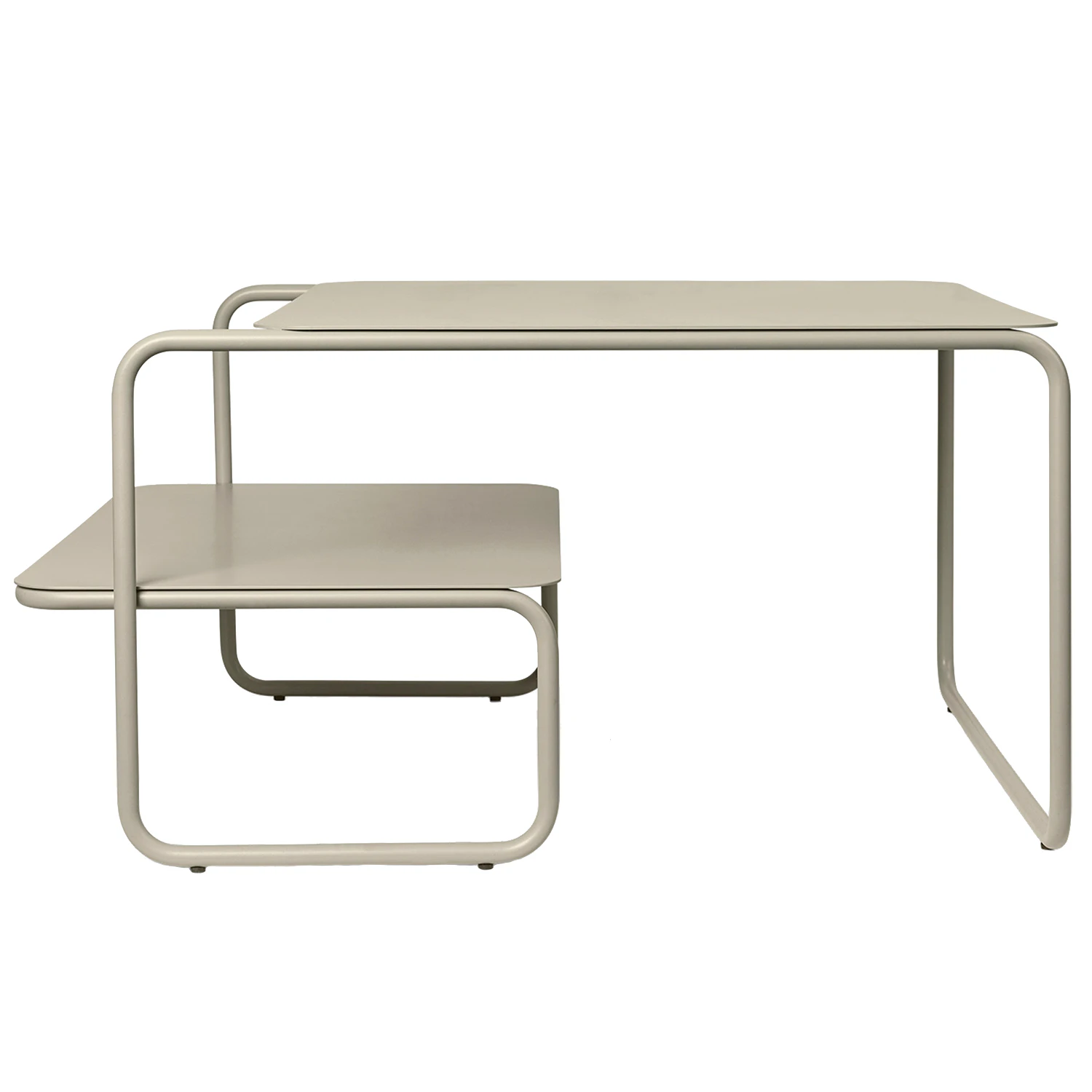 Ferm Living Level Soffbord 79x60 Cm Kashmir - Soffbord Pulverlackat St&aring;l Cashmere - 1104267250